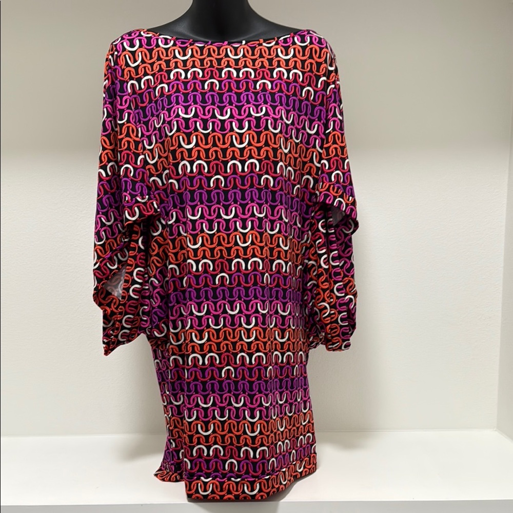 Trina Turk Echo Chain Swim Coverup Dress Womens Size Large